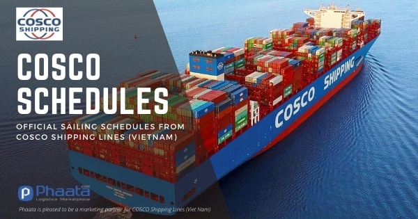 COSCO updates sailing schedules of Vietnam-Middle East & Oceania in April 2022