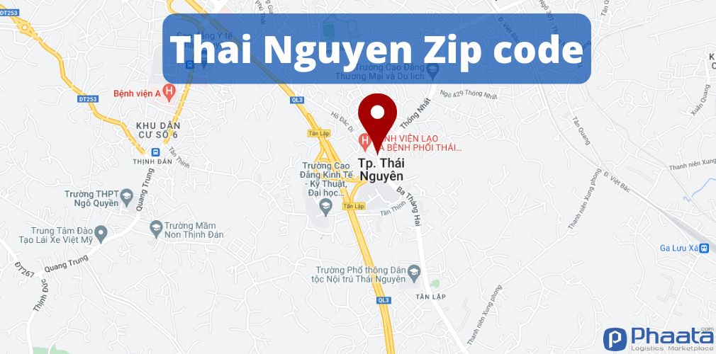 Thai Nguyen ZIP code - The most updated Thai Nguyen postal codes