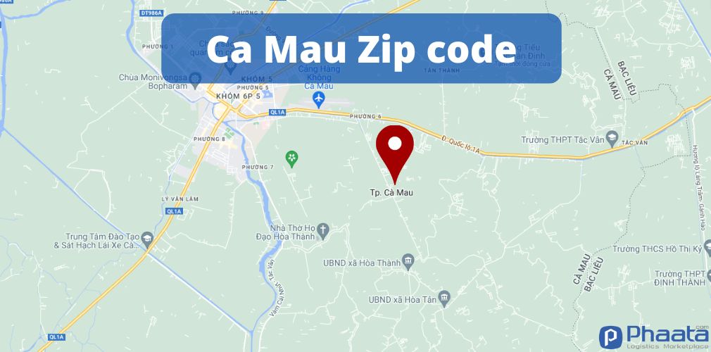 Ca Mau ZIP code - The most updated Ca Mau postal codes