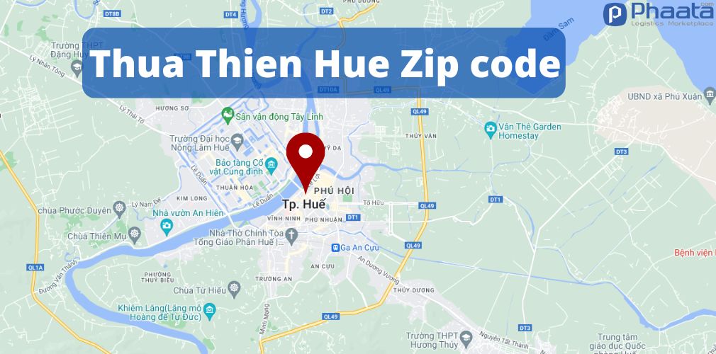 Thua Thien Hue ZIP code - The most updated Thua Thien Hue postal codes
