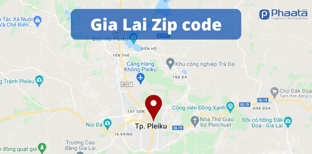Gia Lai ZIP code - The most updated Gia Lai postal codes