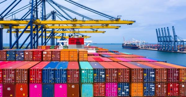 Spot container freight rates end a 43-week series of declines