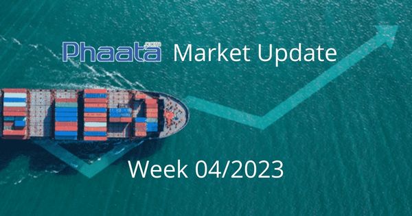 International shipping and logistics market update - Week 4/2023
