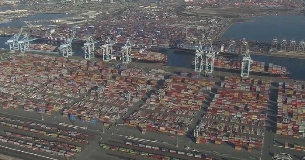Port of Los Angeles saw a sharp decline in container throughput in the first months of 2023