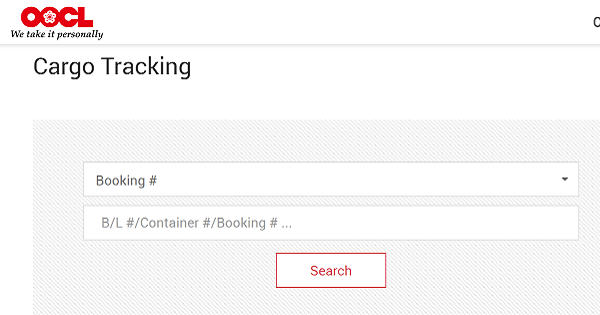 OOCL-tracking