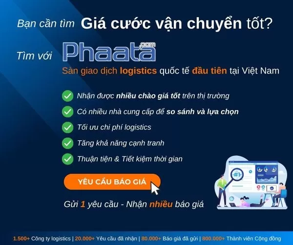 Sàn giao dịch logistics quốc tế Phaata