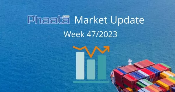 International shipping and logistics market update - Week 47