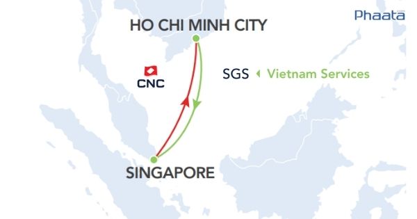 CNC Line ra mắt dịch vụ SGS kết nối Singapore và Việt Nam
