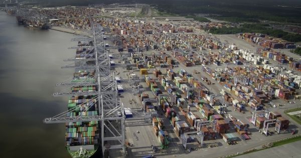 Port of Savannah in the US